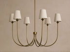 Saige Round Chandelier detail view