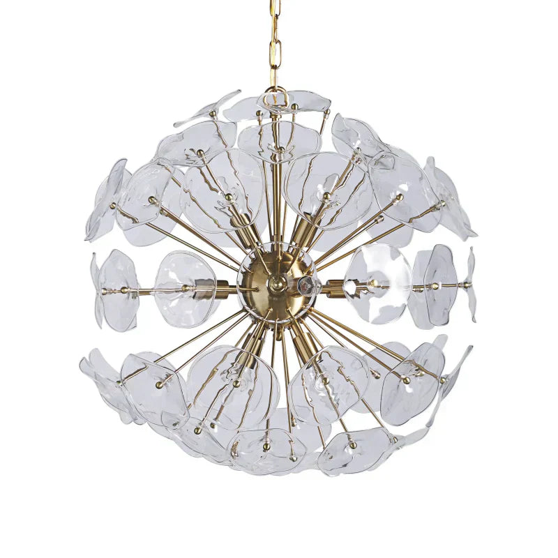 Lily Round Chandelier material and finish detail