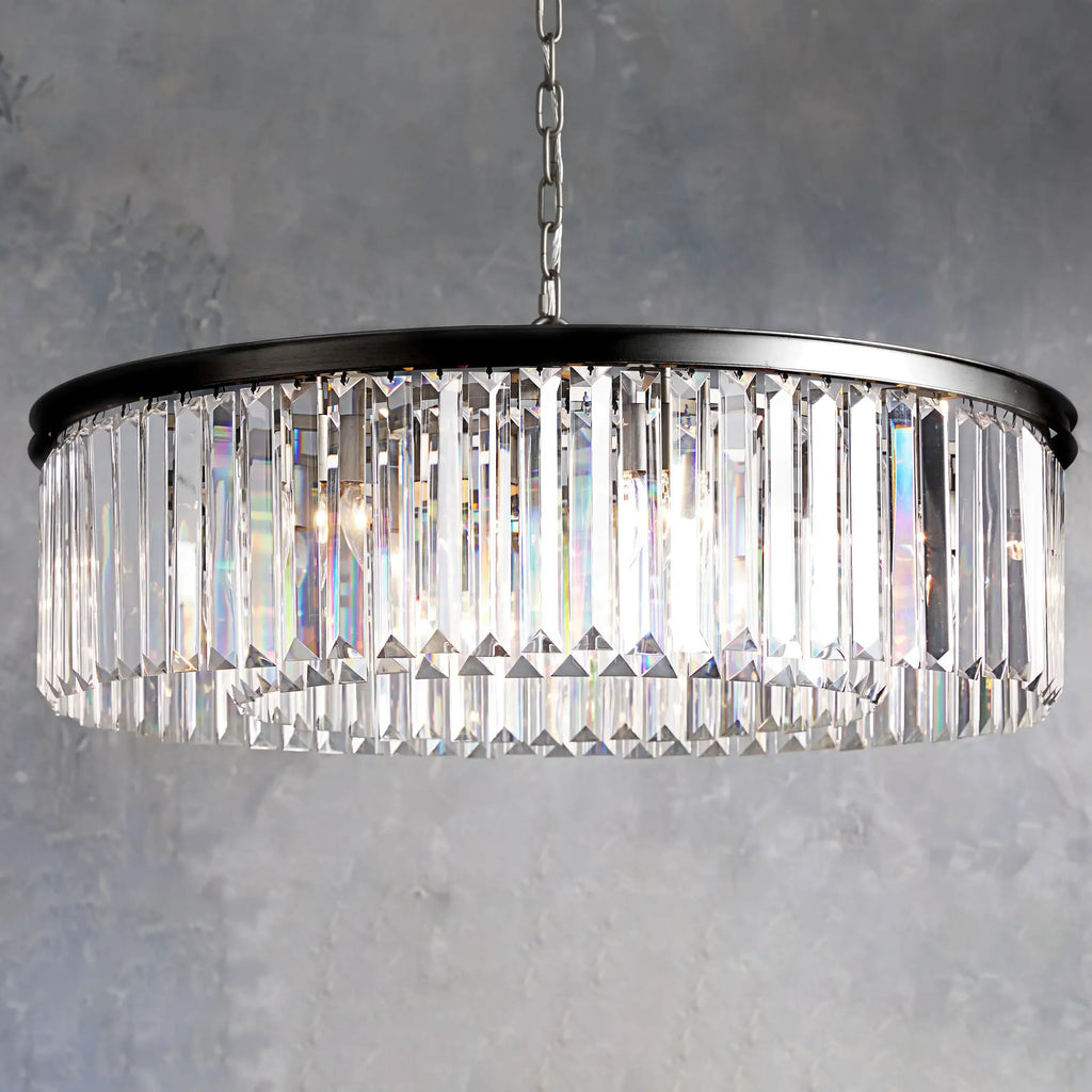 Leyland Round Chandelier by Bling Lighting Studio