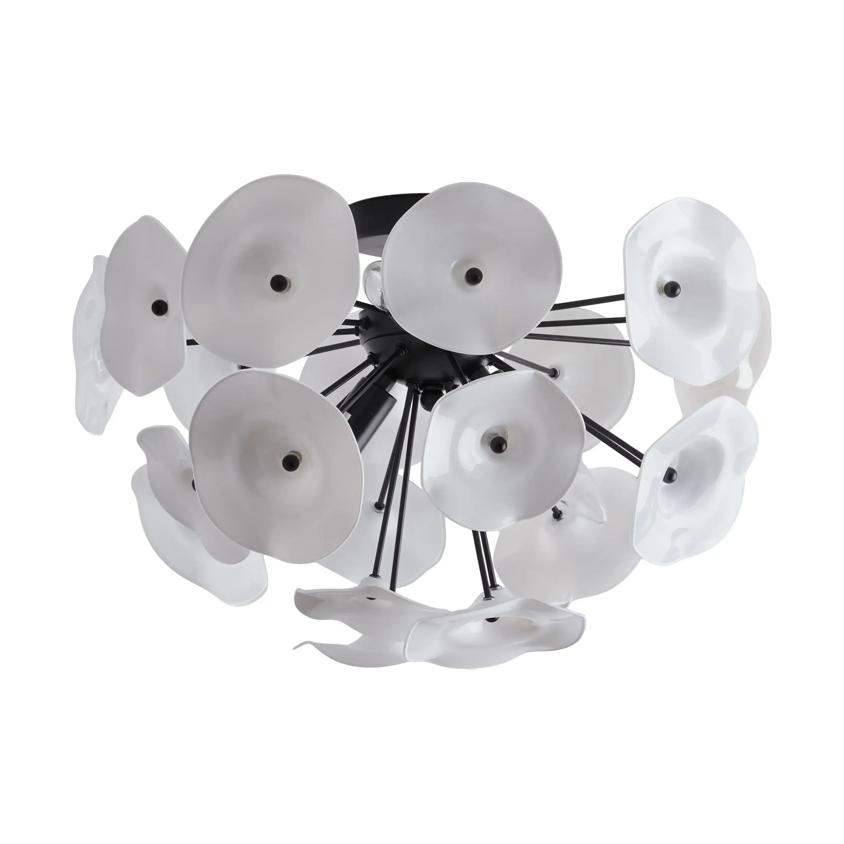 Lily Flushmount in Black lighting fixture additional product view