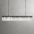 Leyland Rectangular Chandelier detail view
