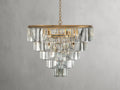 Leyland Tiered Round Chandelier detail view