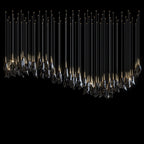 White Petal Drop Chandelier