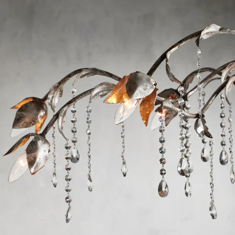 Viticcio Rectangular Chandelier in Silver product image