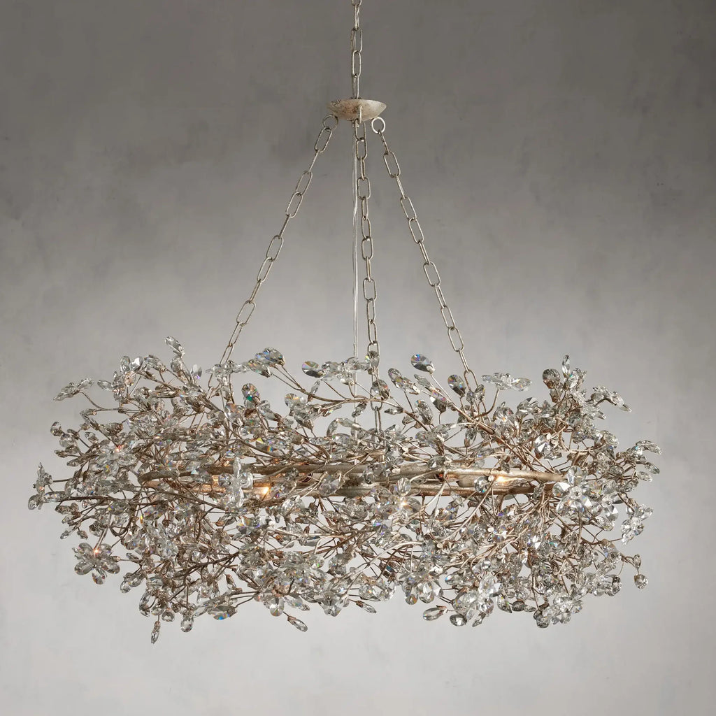 Fiore Crown Chandelier 39"