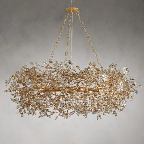 Fiore Crown Chandelier 39"
