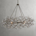 Fiore Crown Chandelier 39"