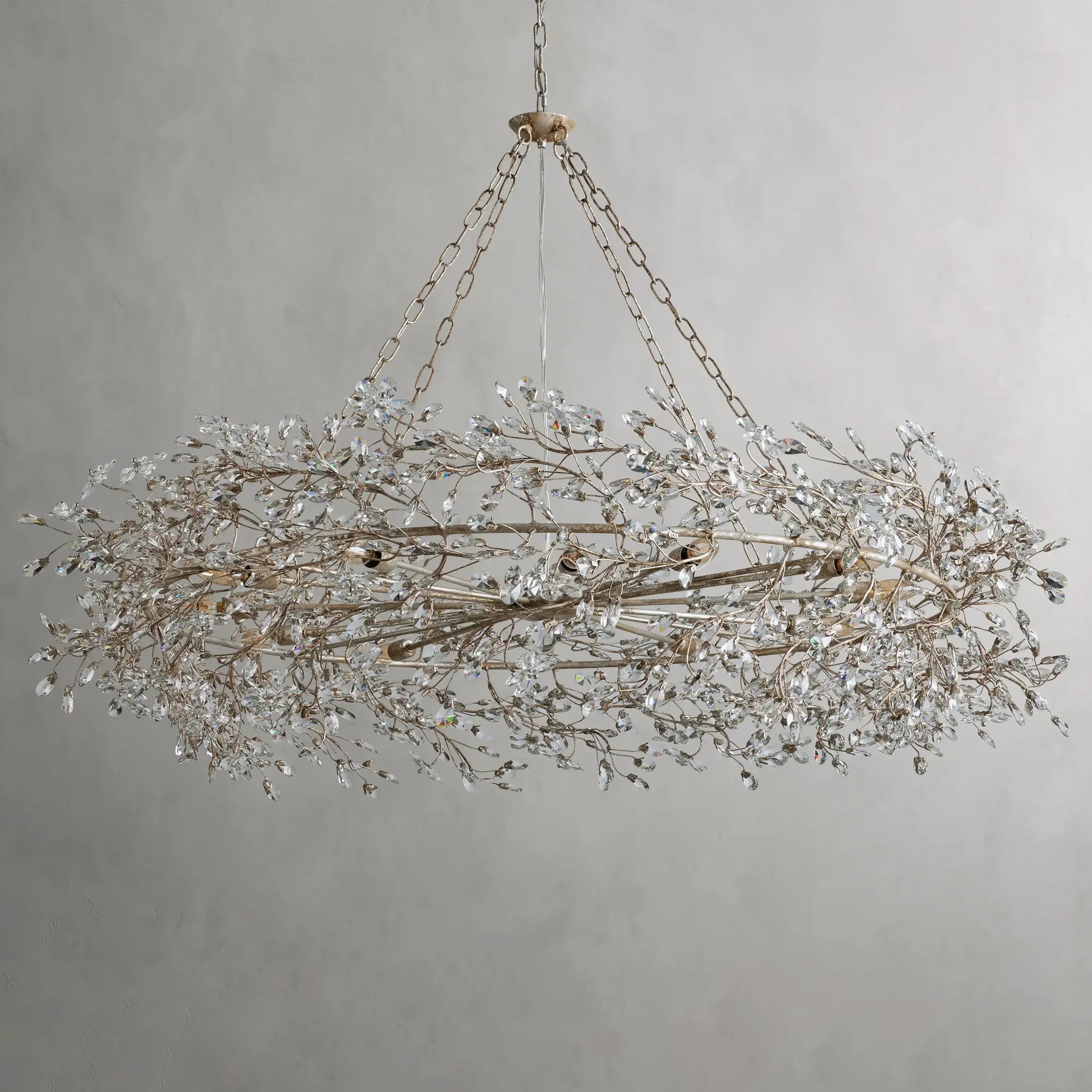 Fiore Crown Chandelier 39"