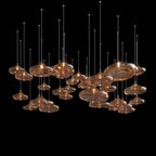 Smoke Saucer Drift Chandelier