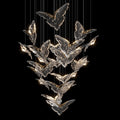 Crystal Butterfly Flight Chandelier