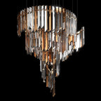 Crystal Prism Waterfall Chandelier