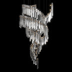 Crystal Prism Waterfall Chandelier