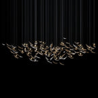 Crystal Feather Flight Chandelier