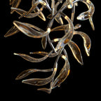 Amber Leaf Vine Chandelier