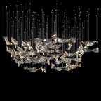 Crystal Twist Panel Chandelier