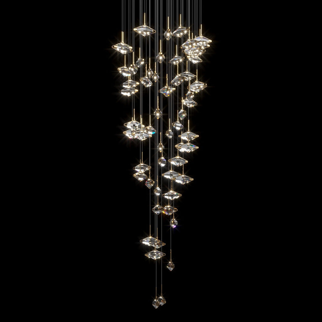 Amber Prism Constellation Chandelier