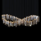 Crystal Ribbon Waterfall Chandelier