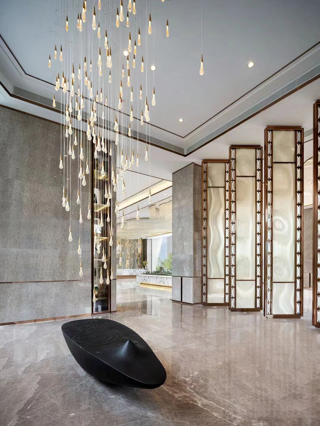 Soltairer Linear Chandelier 37'' 70''w additional product view