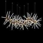 Crystal Starburst Branch Chandelier