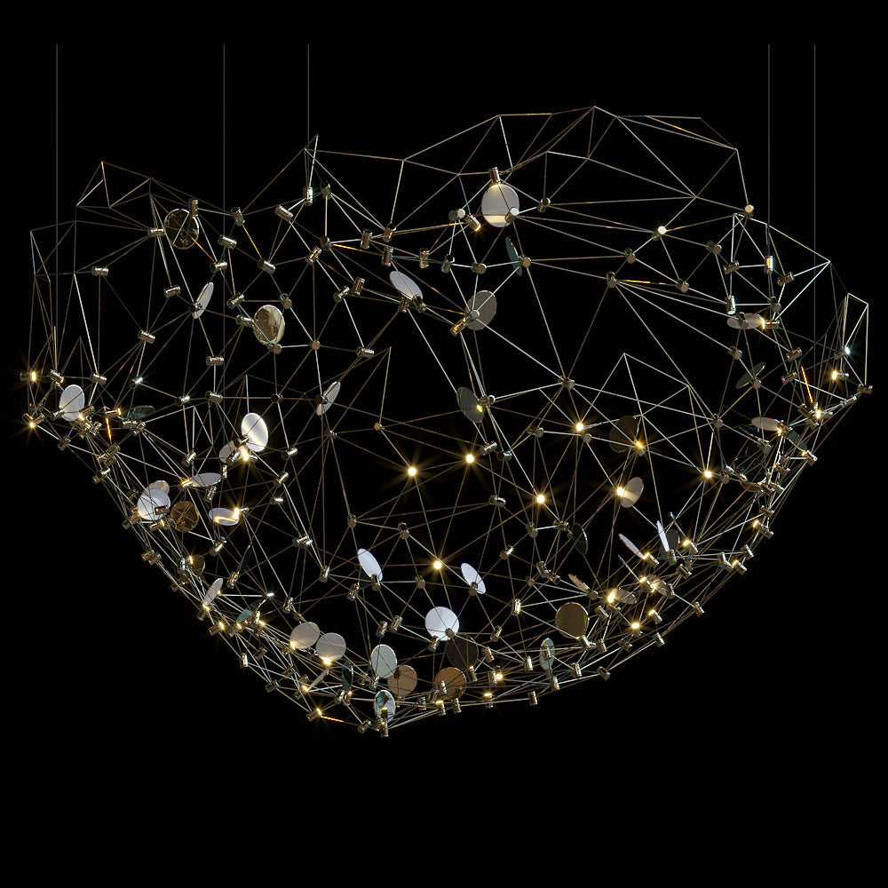 Black Gold Constellation Chandelier
