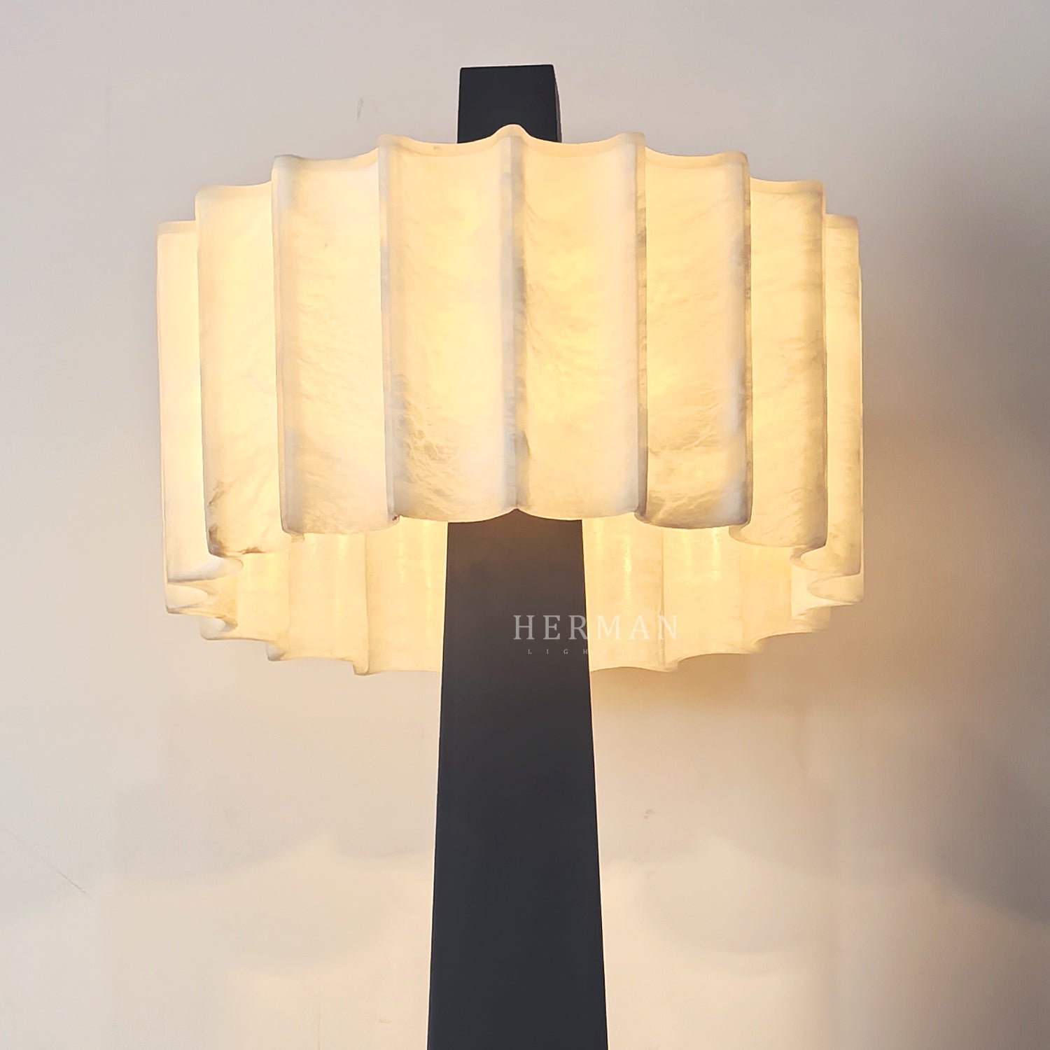 Alabaster Pantheon Floor Lamp