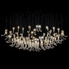Clear Tendril Pond Chandelier