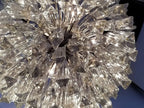 Signed Camer Eight-Tier Glass Prism Chandelier, 1960s, Italia