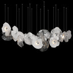 Frosted Blossom Cluster Chandelier
