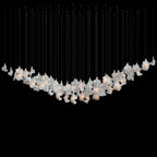 Ivory Petal Cascade Chandelier