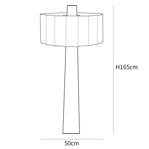 Alabaster Pantheon Floor Lamp