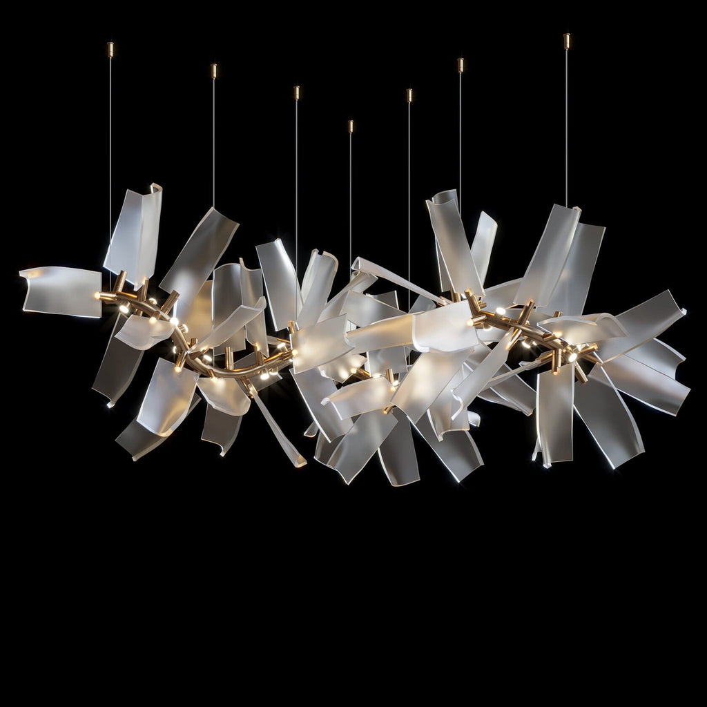 White Porcelain Shard Chandelier