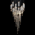 Crystal Tube Rain Chandelier