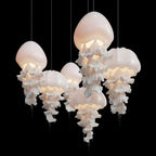 Mauve Jellyfish Cascade Chandelier