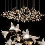 Linear Spark Vine Chandelier