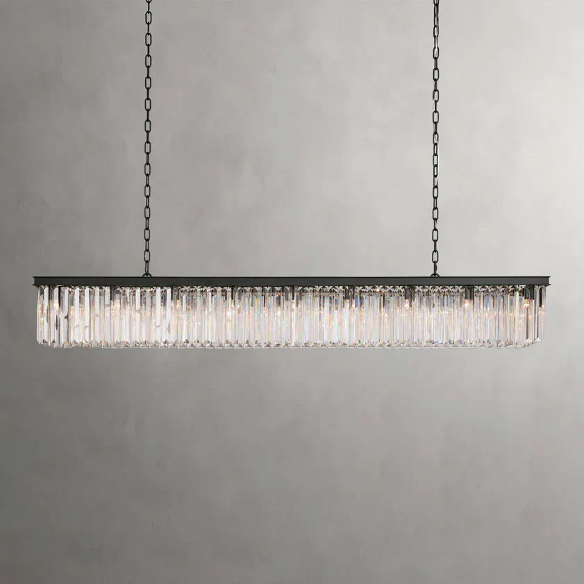 Leyland Rectangular Chandelier by Bling Lighting Studio
