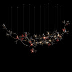 Violet Bell Vine Chandelier