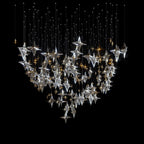 Crystal Star Constellation Chandelier