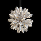 White Petal Burst Chandelier