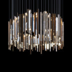 Crystal Ribbon Waterfall Chandelier