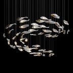 Smoke Glass Current Chandelier