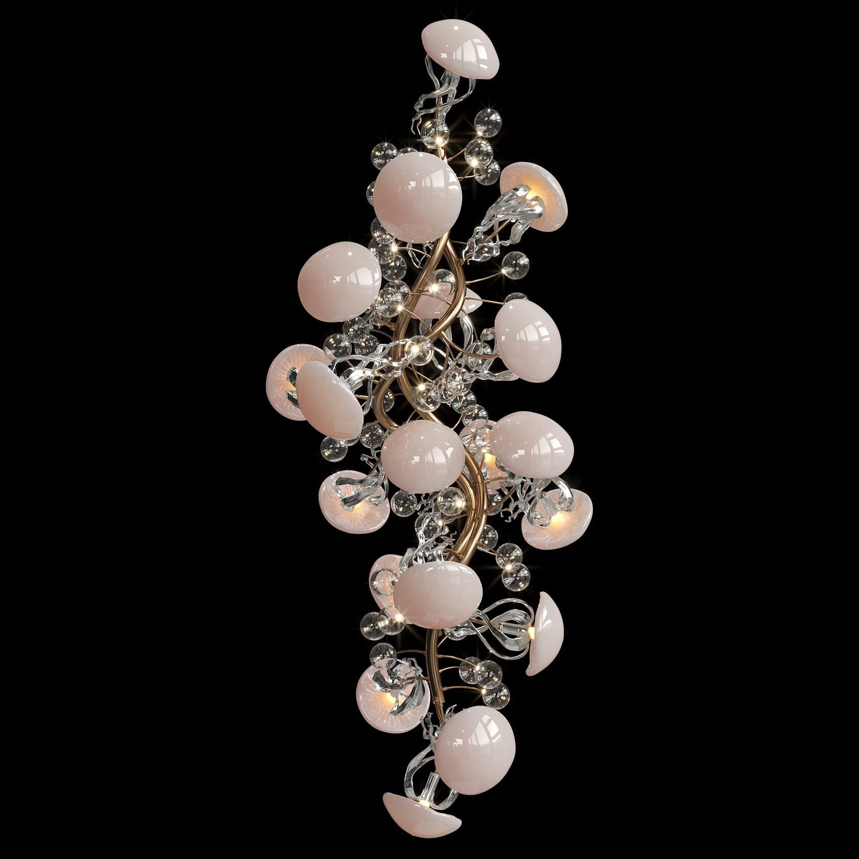 Blush Jelly Vine Chandelier
