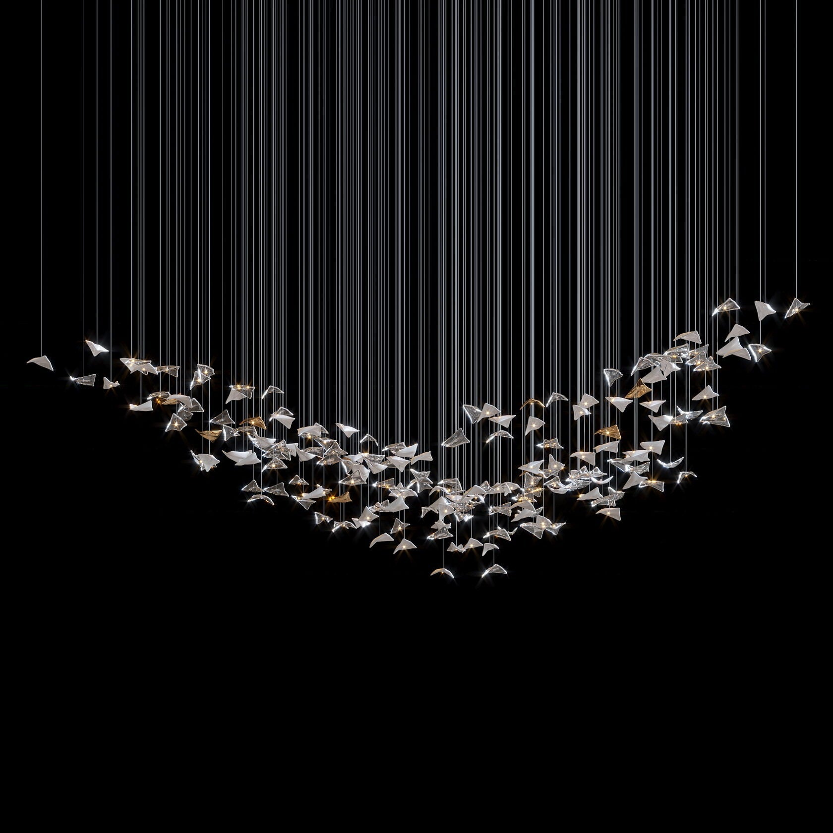 Manta Cloud Cascade Chandelier