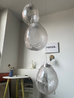 Liquid Glass Stone Pendant Light