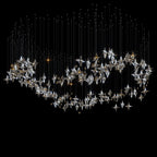 Crystal Star Constellation Chandelier
