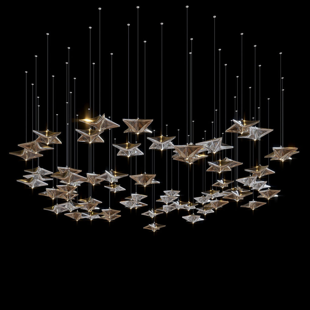 Crystal Arrow Rain Chandelier