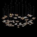 Crystal Arrow Rain Chandelier