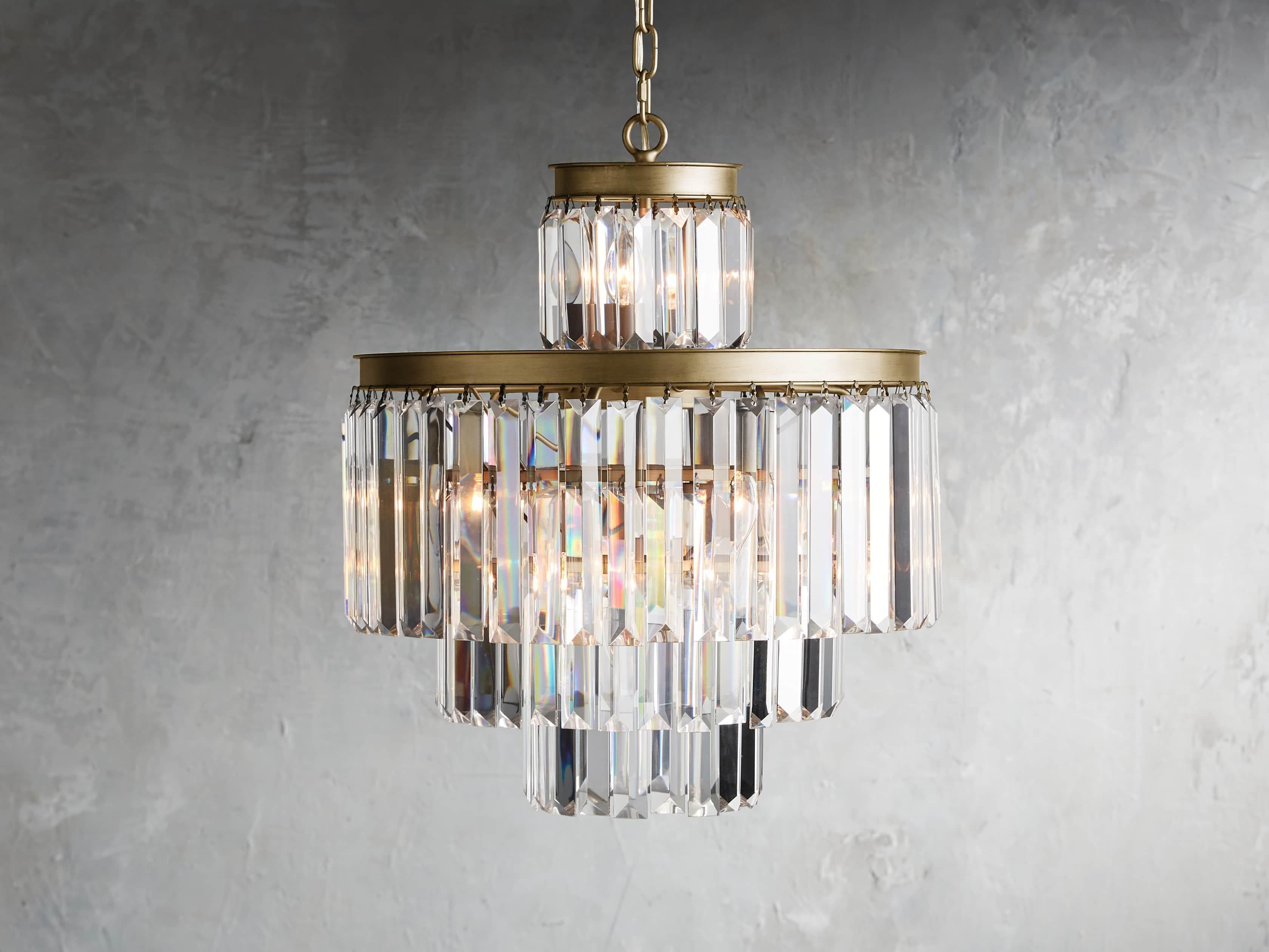 Leyland 11-Light Chandelier detail view