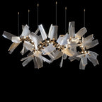 White Porcelain Shard Chandelier