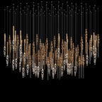 Crystal Totem Cascade Chandelier