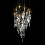 Crystal Flame Drop Chandelier